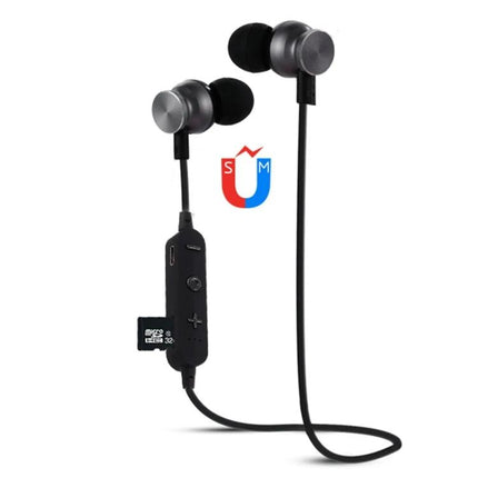Wireless Neckband Headset For Commuting With Secure Fit compact Bluetooth 4.2 neck-worn earbuds with inline controls