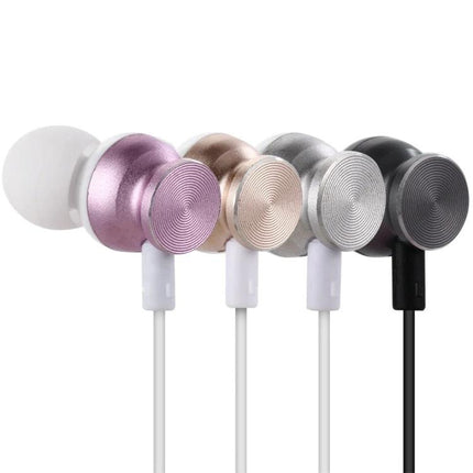 Wireless Neckband Headset For Commuting With Secure Fit lightweight Bluetooth earbuds in metallic pink gold silver black for travel