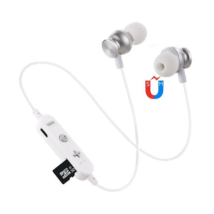 Wireless Neckband Headset For Commuting With Secure Fit compact Bluetooth 4.2 neckband with controls for calls and music