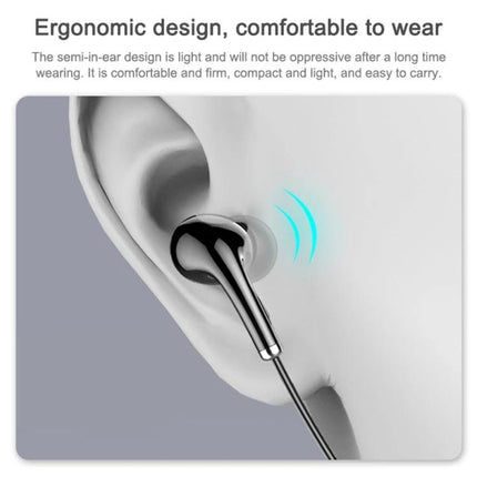 Awei Wired In Ear Headset With Microphone For Commuting And Calls lightweight ergonomic in-ear design for comfortable daily use