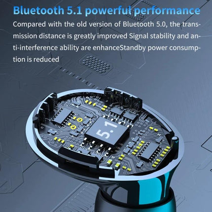 Wireless Earbuds With Charging Case For Commuting And Calls M10 Bluetooth 5.1 TWS earphones with digital battery display