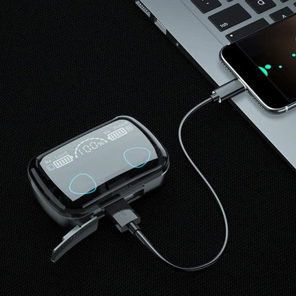 Wireless Earbuds With Charging Case For Commuting And Calls M10 Bluetooth 5.1 TWS charging box with digital battery display