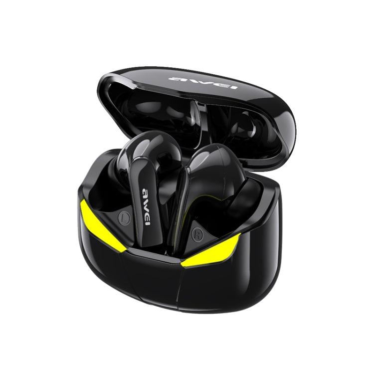 Auriculares deportivos verdaderamente inalámbricos Awei T35 con Bluetooth 5.0, resistencia al agua IPX5 y estuche de carga RGB