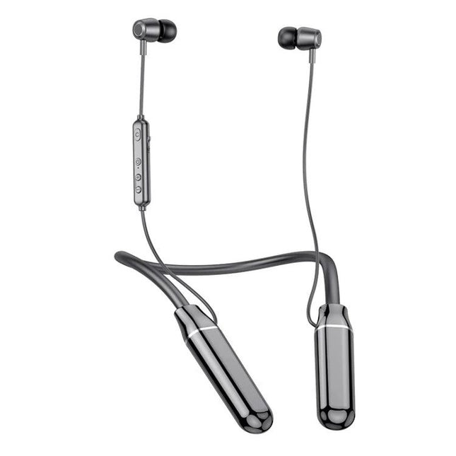 Neckband Sport Earphones For Running And Commuting Bluetooth 5.0 neck-mounted wireless earbuds with controls