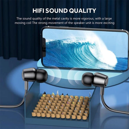 Neckband Sport Earphones For Running And Commuting Bluetooth 5.0 neck-mounted magnetic earbuds with HIFI sound quality