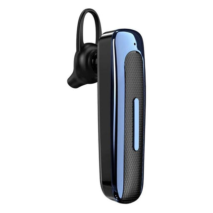 Single Ear Bluetooth Headset With Ear Hook For Commuting sleek black-blue E1 noise reduction ear‑hook headset for calls