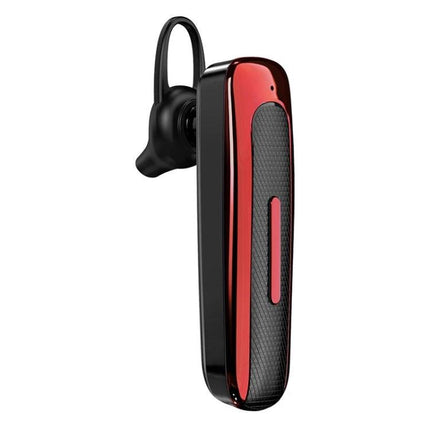 Single Ear Bluetooth Headset With Ear Hook For Commuting red-black E1 noise reduction single-ear Bluetooth earphone