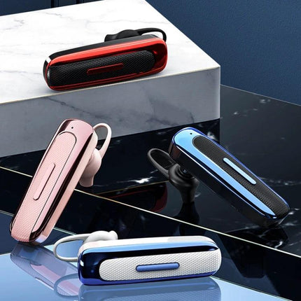 Single Ear Bluetooth Headset With Ear Hook For Commuting in multiple colors, ear‑hook design for hands‑free calls and commuting