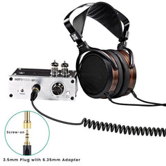 HIFIMAN HE400i HE560 Compatible High-Fidelity Audio Cable with Dual 2.5mm to 3.5mm & 6.35mm Adapters