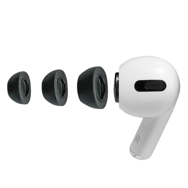 Slow Rebound Foam Ear Tips For AirPods Pro Size M Black | Syndmart