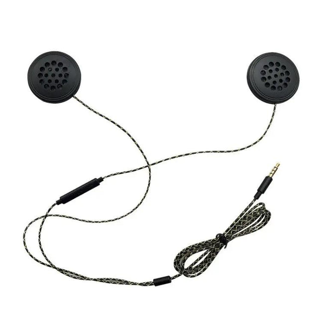 T33 3.5mm Motorcycle Helmet Wired Headset With Mic 1.2m | Syndmart