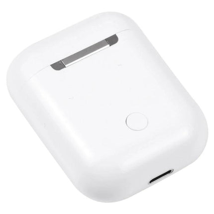 True Wireless Earbuds With Compact Charging Case For Daily Use compact white charging case Bluetooth 5.0 touch controls 15m range