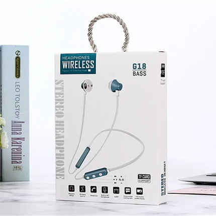 MG-G18 Bluetooth 4.2 Sport Wireless Bluetooth Earphone, Support Card