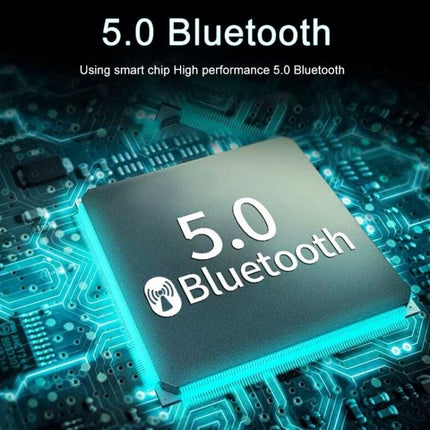 Lanpice Wireless Earbuds With Charging Case For Commute And Workouts showcasing Bluetooth 5.0 chip for stable pairing and performance