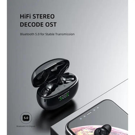 Awei T15P TWS Wireless Earbuds Bluetooth 5.0 LED Case