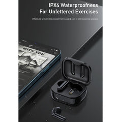 Awei T36 IPX4 Waterproof True Wireless Earbuds with Bluetooth 5.0 Connectivity