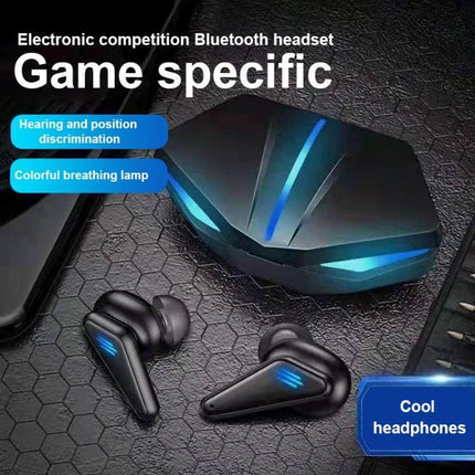 Wireless Bluetooth Earbuds For Commuting And Mobile Gaming compact K55 TWS earbuds with LED charging case for commuters and gamers