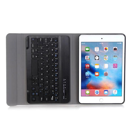 Detachable Bluetooth Keyboard Leather Case for iPad Mini 5 with Holder - black folio with detachable Bluetooth keyboard and tablet stand