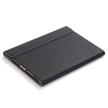 Bluetooth Keyboard Case for iPad 10.5-Inch with Detachable Design in slim black protective folio with precise cutouts