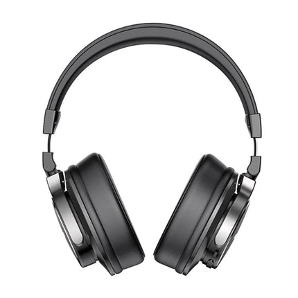 Awei Foldable Bluetooth Headset For Commuting And Remote Work showing black foldable over-ear ANC headphones ideal for travel