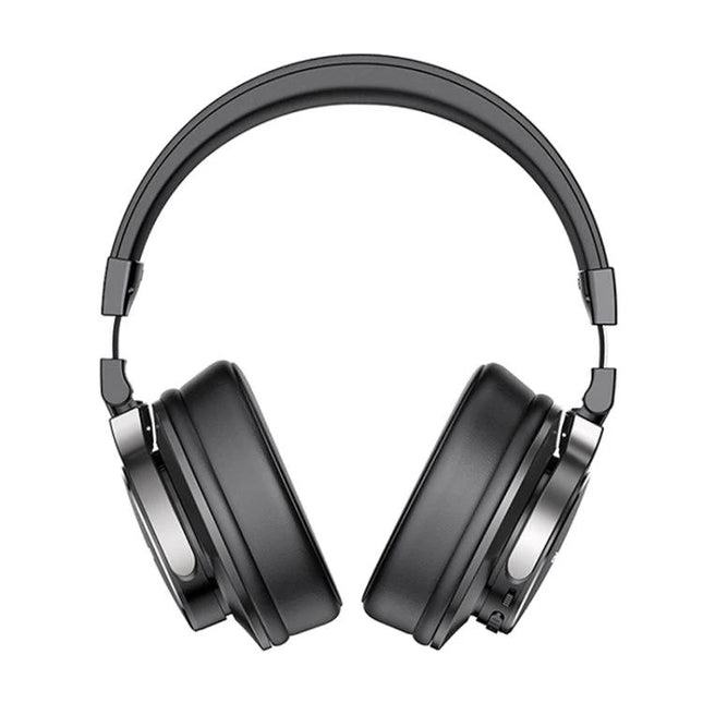 Awei Foldable Bluetooth Headset For Commuting And Remote Work showing black foldable over-ear ANC headphones ideal for travel