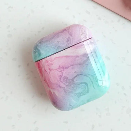 Marble Pattern AirPods Charging Case Protective Cover