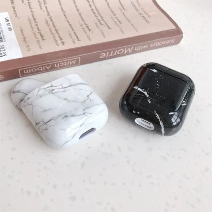 Marble Pattern AirPods Charging Case Protective Cover