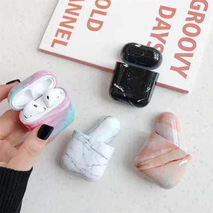 Marble Pattern AirPods Charging Case Protective Cover