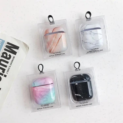 Marble Pattern AirPods Charging Case Protective Cover