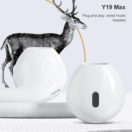 WK Wired In-Ear Earphones With 8-Pin Connector For Commuting white Y19 Max wired in-ear earphones for commuting