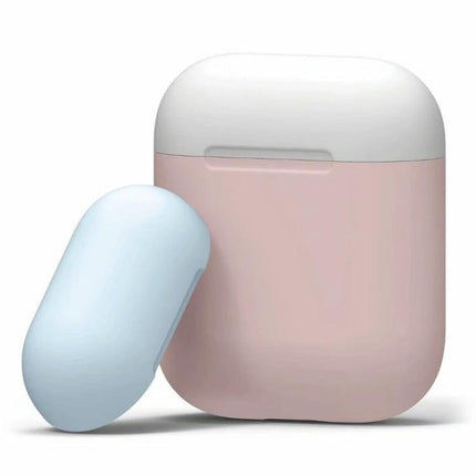 Daily Protective Case for Apple AirPods on the Go in pink with quick-charge access and slim profile for commuters