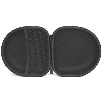 Protect Your Marshall Headphones for Travel and Daily Use black hard shell zip case with mesh pocket open view