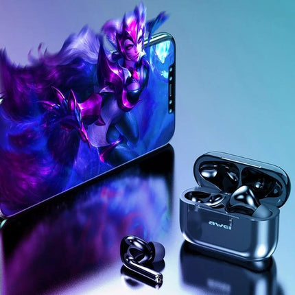 Awei True Wireless Sports Earbuds With Charging Case For Daily Use Bluetooth 5.0 500mAh case