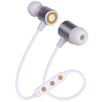 Wireless Sports Neckband Headphones With Magnetic Earbuds compact Bluetooth V5.0 neckband with inline controls and magnetic buds