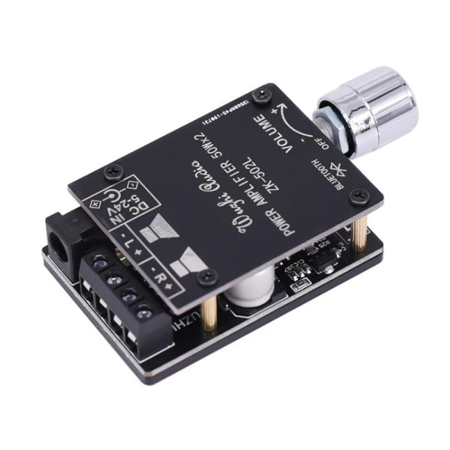 Bluetooth Stereo Amplifier Board for DIY Speakers with Enclosure compact Bluetooth 5.0 amp board with volume knob for custom speaker builds