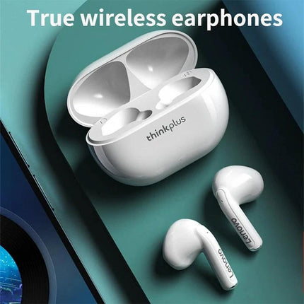 Lenovo True Wireless Earbuds For Commuting And Calls white XT93 TWS with charging case for low-latency mobile calls and commuting