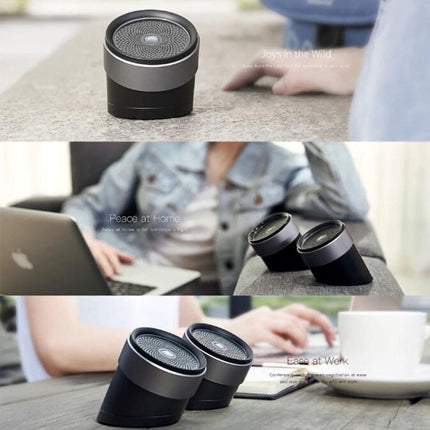 QCY Mini Bluetooth Speaker For Portable Home And Travel compact cylinder speaker for music at home, travel, commuting 100