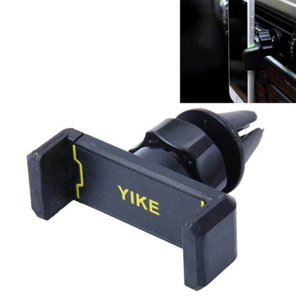 Universal Car Vent Mount Holder for Smartphones and Devices - black rotating vent clip phone holder for hands-free GPS and calls