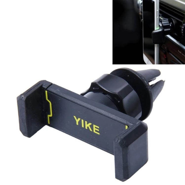 Universal Car Vent Mount Holder for Smartphones and Devices - black rotating vent clip phone holder for hands-free GPS and calls