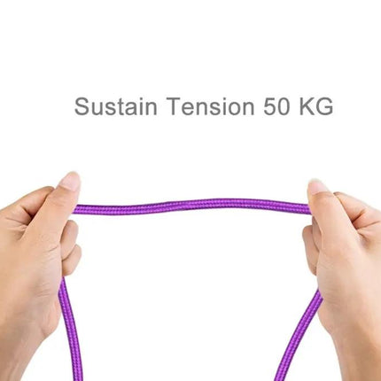 Stylish Woven Cable for Everyday Device Charging on the Go