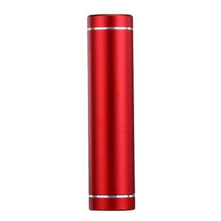 Daily Essential Charger for Phones and Tablets on the Move - compact red portable 18650 battery power bank for commute and travel