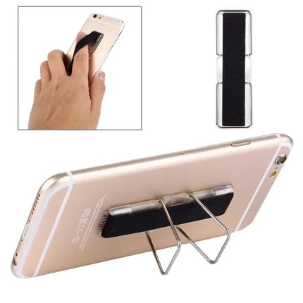 Adjustable Adhesive Phone Stand With Slim Finger Grip