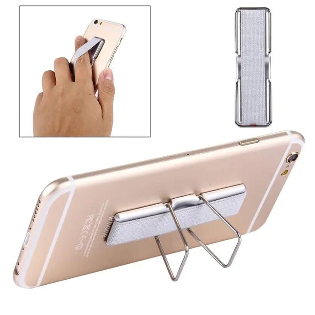 Adjustable Adhesive Phone Stand With Slim Finger Grip