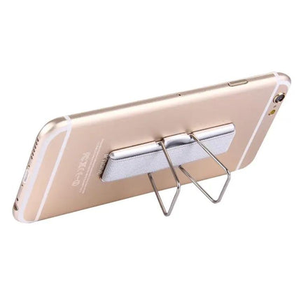Adjustable Adhesive Phone Stand With Slim Finger Grip