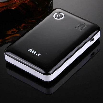 Compact Battery Case for Home and On-the-Go Needs - sleek black portable battery organizer for AA, AAA storage in backpack, toolbox, or car