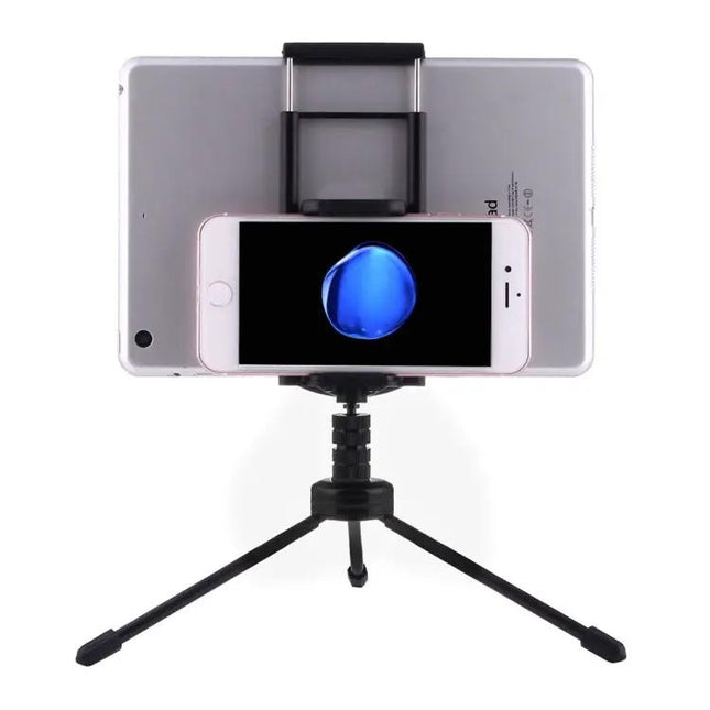 Adjustable Tripod Holder for Smartphones, Tablets, and Cameras