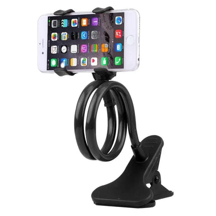 Universal Flexible Long Arm Phone and Tablet Holder for Bedside Use