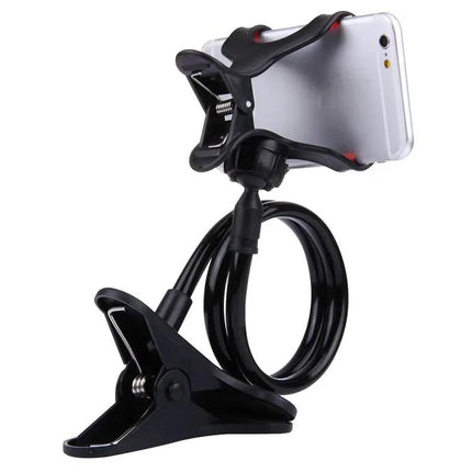 Support universel flexible à bras long pour téléphone et tablette, utilisable au chevet du lit