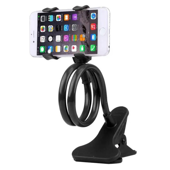 Support universel flexible à bras long pour téléphone et tablette, utilisable au chevet du lit