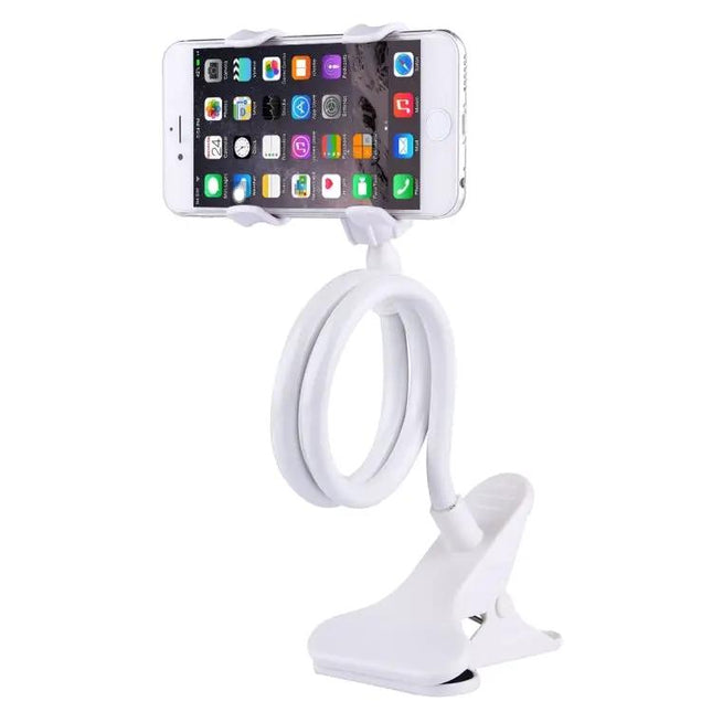 Universal Flexible Long Arm Phone and Tablet Holder for Bedside Use